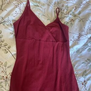 Maroon Tight Dress